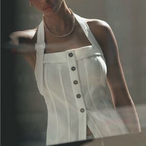 Dolan Left Coast Square-Neck Knit Vest